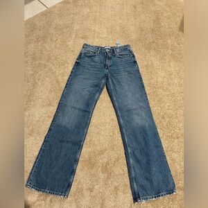 Zara wide leg, low waisted jeans